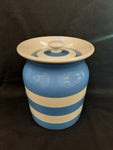 Small "Cornishware" Canister