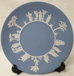 Wedgwood Blue and White Jasperware plate
