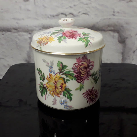 Hammersley Cannister (with lid) - 'Autumn Glory' Pattern