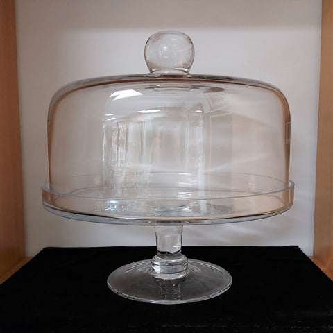 Glass Covered Cake Stand