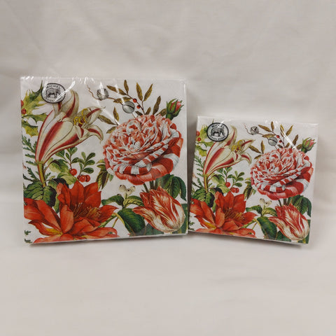 'Christmas Bouquet' - Printed Serviettes - Two sizes