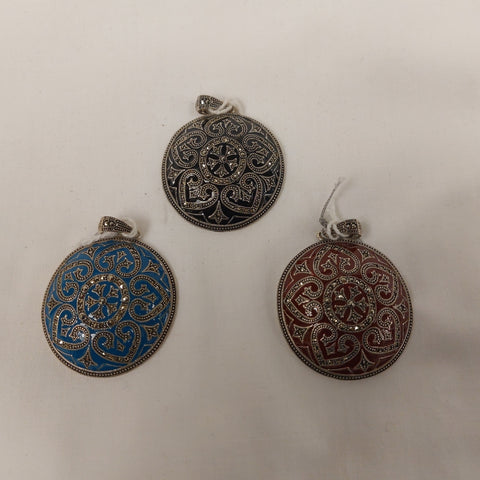 Marcasite Pendants - Three Colors available
