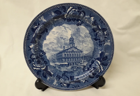 Wedgwood Plate - "Cradle of Liberty" pattern
