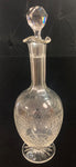 35cm Tall Pall Mall Pattern Crystal Decanter