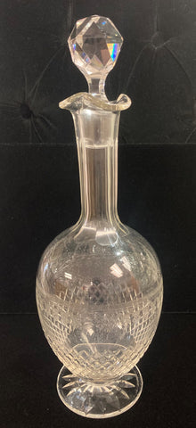 35cm Tall Pall Mall Pattern Crystal Decanter