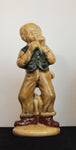Large Porcelain Whimsy Figure - Man Playing Flute