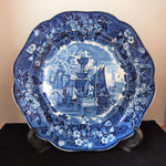 Wedgewood - Blue & White Plate - 'Ferrara' pattern