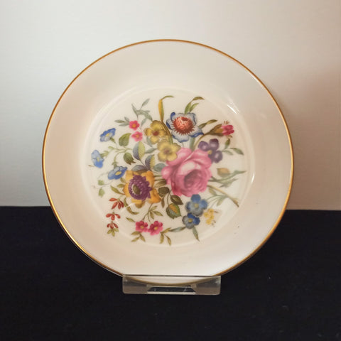 Royal Worcester Miniature Plate - Floral Decoration