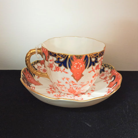 Royal Crown Derby cup & saucer - c. 1895 - Imari pattern