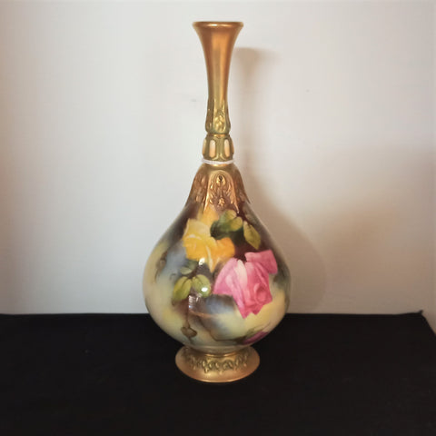 Royal Worcester Specimen Vase - Signed E. Spilsbury -1912