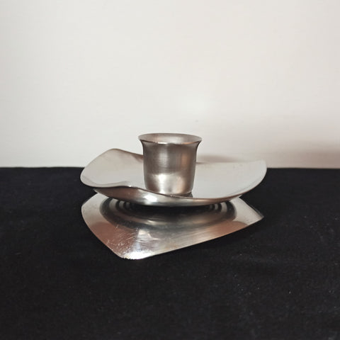Retro Candlestick - Stainless Steel