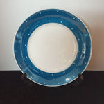 Susie Cooper Plate - Blue Polka Dots