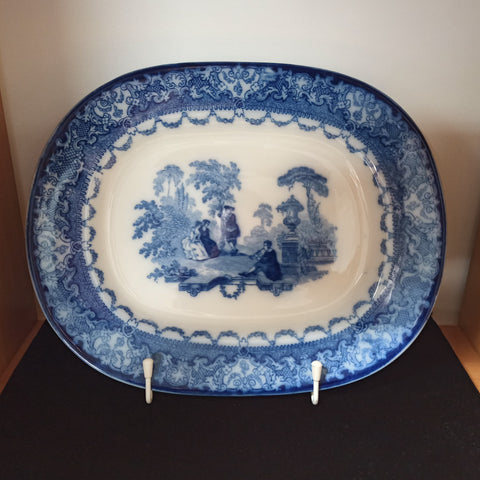 Royal Doulton Oval Dish - 'Watteau' Pattern