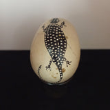 Decorative Hand-Painted Egg-Shaped Stones