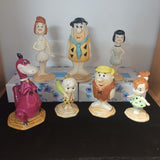 Boxed Set of Seven Flintstones Figures - Mint Condition, Rare find.