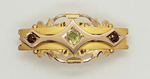 Victorian 15ct gold & peridot brooch