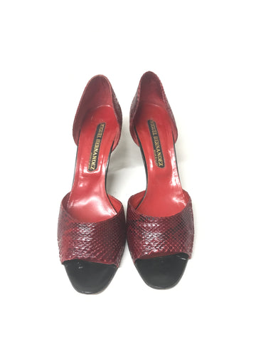 Miguel Hernandez Red Shoes - Size 9 1/2